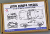 Hobby Design HD02-0411 Photoetch Detail-Up Set for Lotus Europa Special Tamiya 1/24